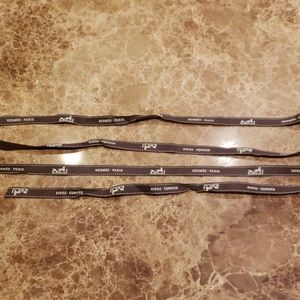 Authentic Hermes • Paris Gift Wrap Brown Ribbon